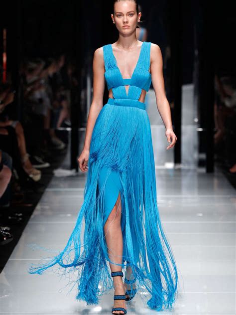 versace collection blue dress|versace blue label check.